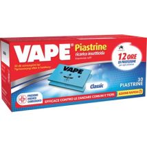 Piastrina Zanzare Vape Mat - Classic Cf=pz 30- 36 Confezioni