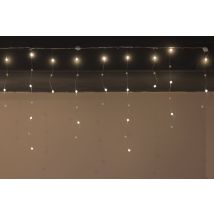 Conti Tendina Natale Palline H 70 Cm 3 Mt 100 Led Warm White