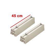 Tecnogas Supports De Sol Pour Climatiseurs Avec Base En Pvc 45 Cm Pour Climatiseurs Avec Stabilité Et Résistance