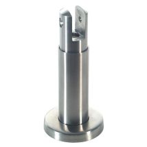Pata telescópica inoxidable 20-28 cm para tablero de 13 mm – Acero inoxidable AISI 304 – Acabado mate