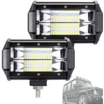 72-w-led-scheinwerfer, 12-v-/24-v-offroad-zusatzbeleuchtung, Kfz-arbeitsscheinwerfer, Ip67 Wasserdicht (2 X 72 W)
