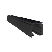 Carril trifásico negro 1m – Iluminación moderna para espacios comerciales y residenciales – Fácil instalación y ajuste de luminarias