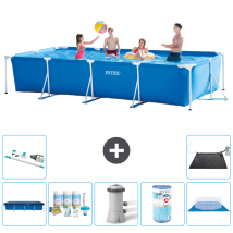 Intex Piscina Con Struttura Rettangolare - 450x220x84 Cm - 7-pezzi S40284