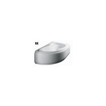 Coque De Baignoire D'Angle Modèle Grazia Avec Panneau Dimensions : 150 X 100 Cm Droite