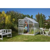 Digiplastics - Gewächshaus Vitavia Comet 5000,aluminium Eloxiert+ Polycarbonat 4 Mm, 195x257 H197cm,von Ezooza