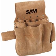 Sam Outillage – 422-C – Cintura porta attrezzi in pelle – 19 cm, 20 cm, 15 cm – 260g