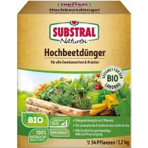 Hochbeetdünger 1,2 kg – Organisch-mineralischer Volldünger für Gemüse und Kräuter – NPK 4-2,5-6 – Wirkungsdauer bis zu 3 Monate
