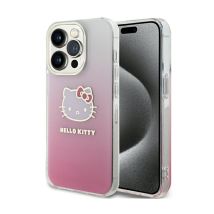 Hello Kitty Hkhcp15xhdgkep Iphone 15 Pro Max 6.7 Pink/pink Hardcase Iml Gradient Electrop Kitty Head