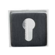 Maxoutil - Par De Rosetas Cuadradas Acero Inoxidable 304 53 X 53 Mm - Llave I - 653