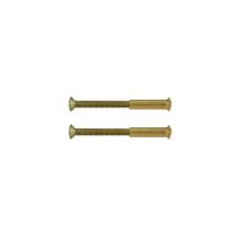 Juego de 2 tornillos de acero de latón – 4,5 cm – 0,7 cm – 0,012 kg