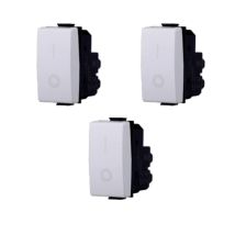 Set 3 Interruttori 2p 16a 250v Compatibili Con Serie Matix - Gloca