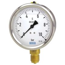 [neuwertig] B-ware Wika Manometer Druckmesser Rohrfedermanometer 213.53 Kupferlegierung 63 Mm