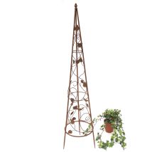 Dandibo - Support Pour Plantes Grimpantes Pyramide Métal 118 Cm 082547 Support Pour Plantes Grimpantes Ranke Obelisk