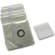Bolsa para aspirador Thomas 787412 – Compatible con modelos Easy y Eco Power – Producto original – 5 unidades