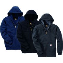 Sudadera Loose Fit Con Cremallera Y Capucha Carhartt Azulxsxs Azul