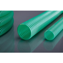 Heliflex - Saug-druckschlauch 10, 25x2,5mm, 25m Grün/ Transparent Apd