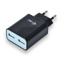 Itec - I-tec Caricabatterie Universale Usb Power 2 Port 2,4a White Charger2ab