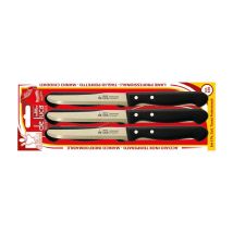 Coltello Da Tavola Seghettato Lama Mm 110 - Manico Bianco