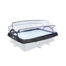 Exit Toys – Pool Dome 7x5 ft – Multifunctional Enclosure for Rectangular Pools – Easy Installation – Reduces Maintenance