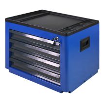 Werkzeugtruhe 4 Schubladen Für Werkstattwagen Basic 450x600x440 Mm Blau - Adb