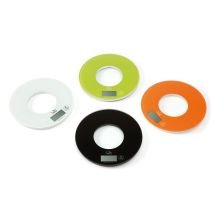 Balanza electrónica JATA 722 – Capacidad 5 kg – Graduación 1 g – Pantalla LCD – Diseño moderno – Función de tara – Colores: gris, rojo, verde, blanco,