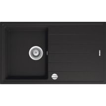 Granitspüle Victory S780.10 - Deep Black, Ab 45er Unterschrank, 78 X 50 Cm