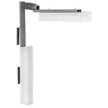 Wiesenfield - Cepillo Para Vacas - 2 Cabezales De 50 X 10 Cm - Para Interior Y Exterior - Con