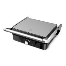 Eldom Kontaktgrill GK170 – Elektrogrill 2000 W – Edelstahlgehäuse – Grillplatten 30 x 24,9 cm – Antihaftbeschichtung