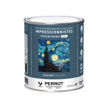 Peinture Mate Pour Meuble Bleu Nuit Van Gogh 1l - Perrot
