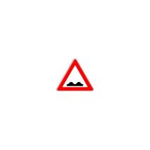 Panneau de signalisation – triangle 900 mm – aluminium – Film RA 2 réfléchissant – SONSTIGE