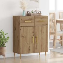 Vidaxl Sideboard Artisan Oak 69.5 X 34 X 90 Cm Engineered Wood