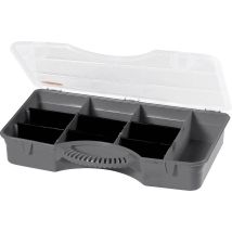 Caja De Almacenamiento Alutec To 710 Tapa Transparente 10 Compartimentos