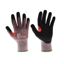 Scan - Njc3258dq Nitrile Palm Cut F Gloves - Xxl (size 11) Scaglocutfxx