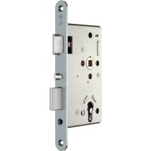 Ssf - Panik-einsteckschloss Serie 21 Apk Panik-funktion E Abgerundet 20/55/72/8 Mm Din Links Edelstahl Selbstverriegelnd