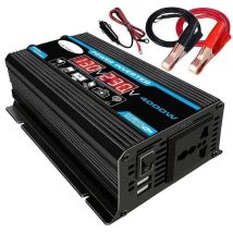 Gabrielle Wechselrichter 12 V 220 V Reiner Sinus 300 W Reiner Sinus-wechselrichter-transformator Mit Fernbedienung Und Zwei Ac-steckdosen Für 