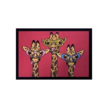 Eingangsmatte Giraffe Pink 40x60cm - Vica