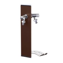 Aquapoint Wandbrunnen Wall Triangle Aus Bronzefarbenem Metall