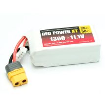 Red Power Modellbau-akkupack (lipo) 11.1 V 1300 Mah Softcase Xt60