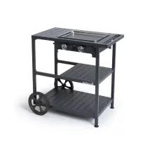 Barbecook - Supporto Trolley Per Plancha A Gas 'victor', 82,5x52,5x85 Cm