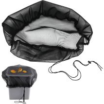 Rosier - Rain Cistern Net Adjustable Rain Barrel Protection Net Mosquito Net For Outdoor Garden Buckets Leaves
