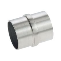 Verbindungsmuffe Für Rundrohr Ø 33,7 X 2,0 Mm, Edelstahl Geschliffen V2a - Croso
