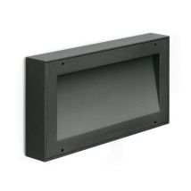 Luce Segnapasso Led Lombardo Koi 220, 9w, 1300 Lumen, Colore Luce Bianco Naturale 4000k, Colore Scocca Grigio Antracite, Lom Ll121010n