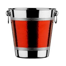 Premier Housewares Wine Bucket, Acciaio Inossidabile, Red, H20 X W20 X D20cm