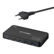 Caricabatterie Da Parete Blitzwolf Bw-i100 5 In 1 Da 120 W