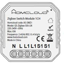 Homcloud Zigbee Intelligenter Wi-fi Eingebauter Schalter Modul As-smz1