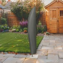 Black 190cm Heavy Duty Waterproof & Uv Resistant Parasol Jumbo Protective Cover