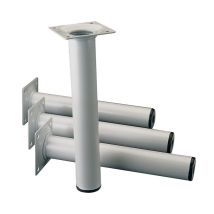 Element System - Pie De Mueble Blanco 30mm H.500mm Placa (por 4)