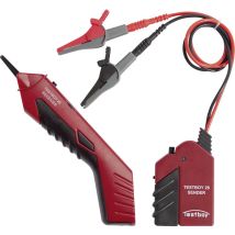 Testboy – Localizzatore di cavi con trasmettitore e ricevitore – Display acustico – 2 batterie 9V incluse