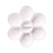 Palette De Peinture - Reeves - Modèle 4870180 - Plastique Blanc - 8 Champs Mixtes - 17,9 X 1,9 Cm