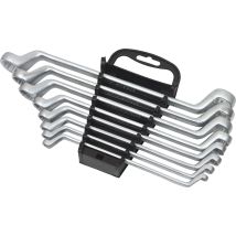 10154-8 Jeu De Clés Polygonale Double Dans Support Plastique - 8 Pièces - Famex